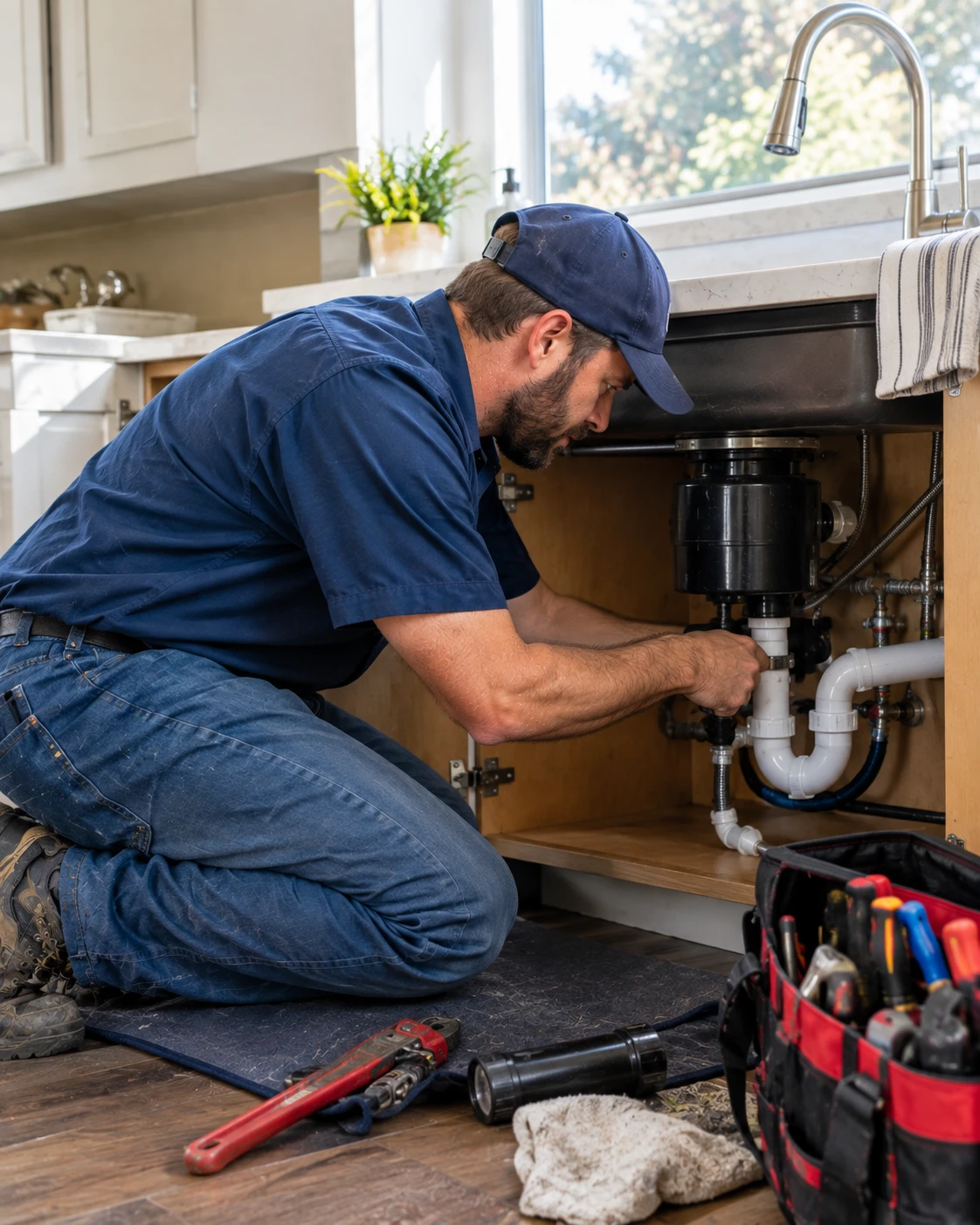 Residential plumbing service